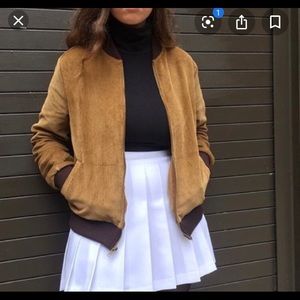 RARE American Apparel Corduroy Bomber Jacket